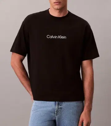 새상품 Calvin Klein 남성용 로고 T셔츠 (릴랙스핏)