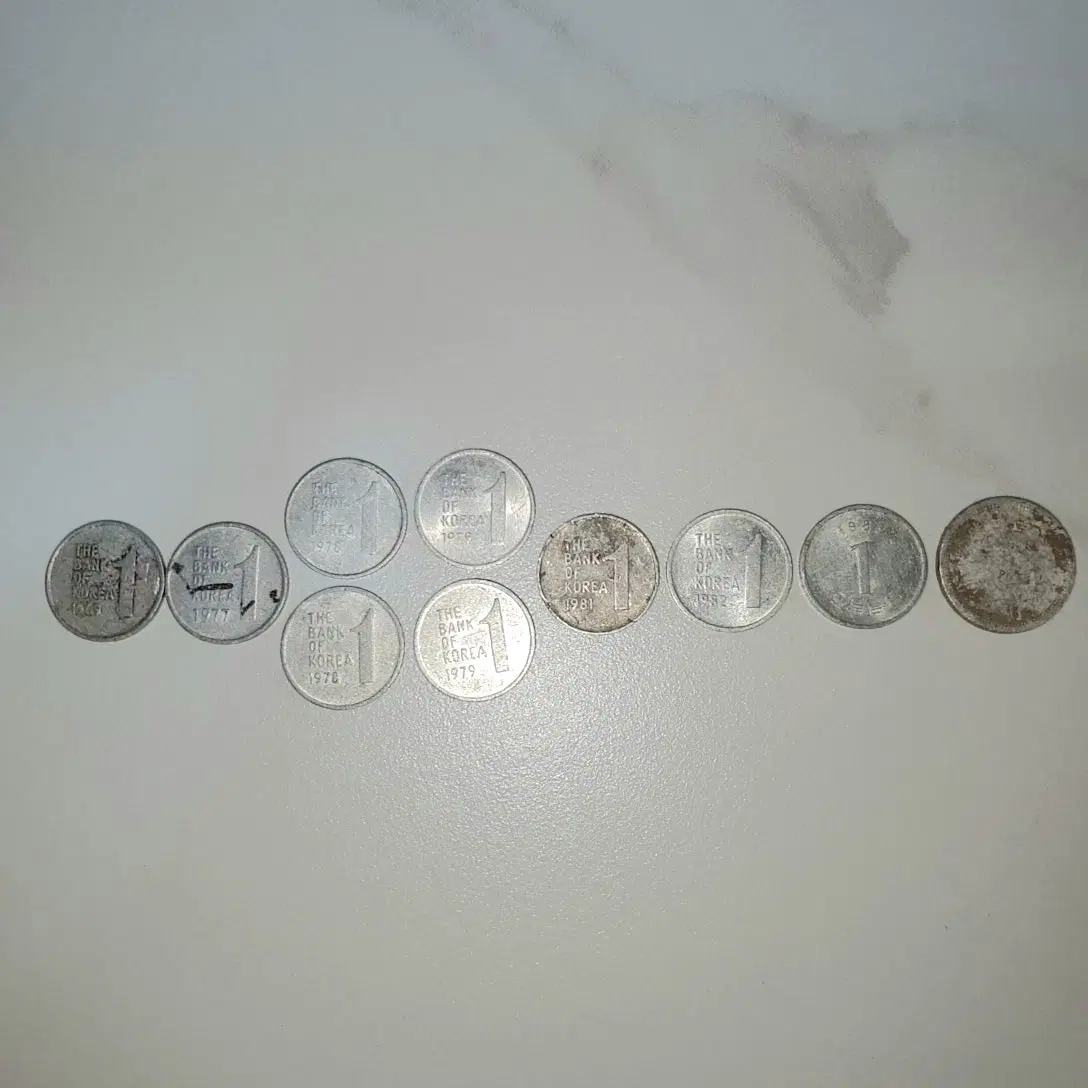1원 5원 옛날동전 희귀동전 동전수집 일괄