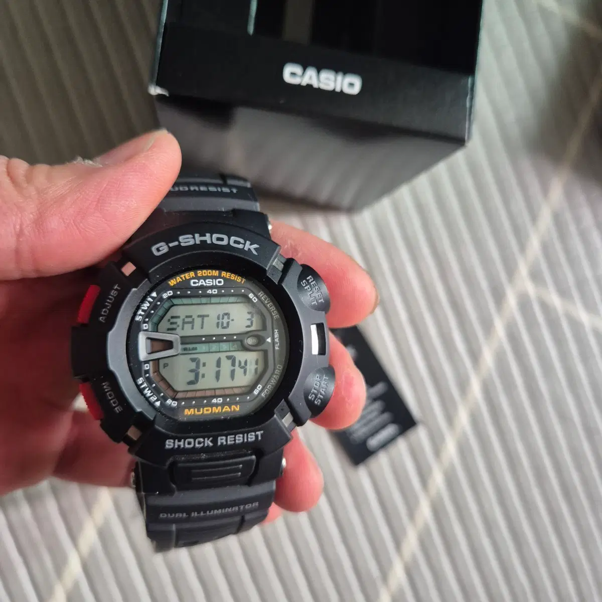 카시오 G-SHOCK 머드맨 시계