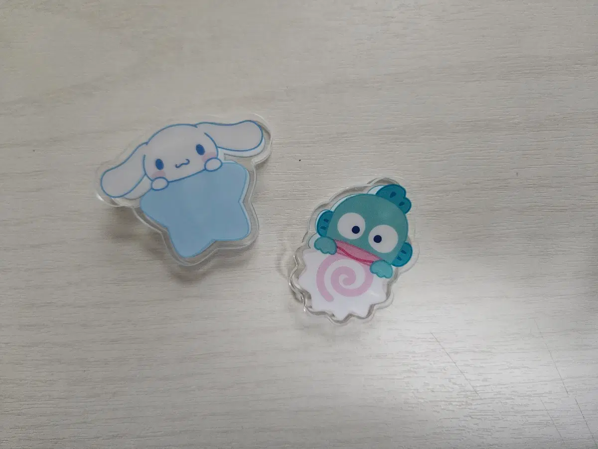 산리오 랜덤 아크릴집게 시나모롤 한교동(뒷모습 귀여워요)