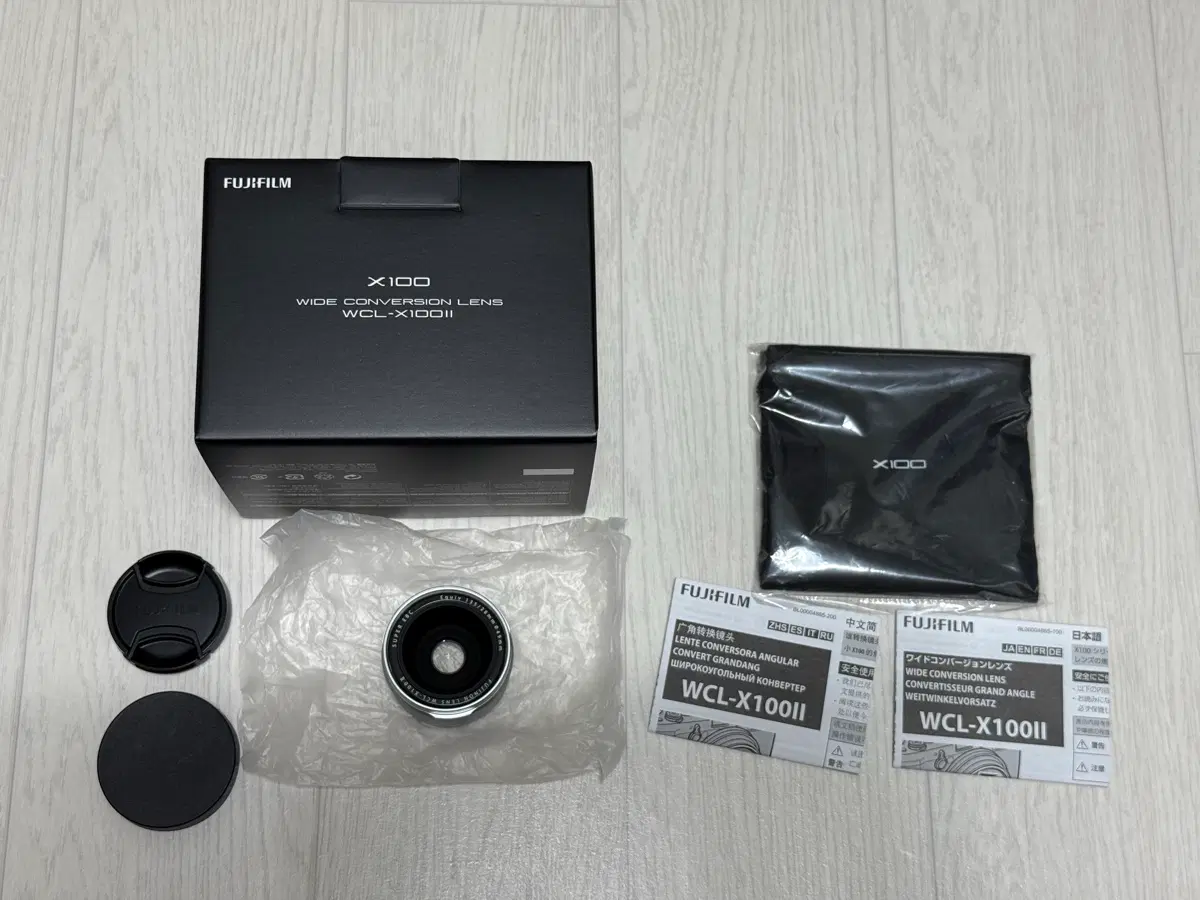 후지필름 WCL-X100II 광각 컨버전 렌즈