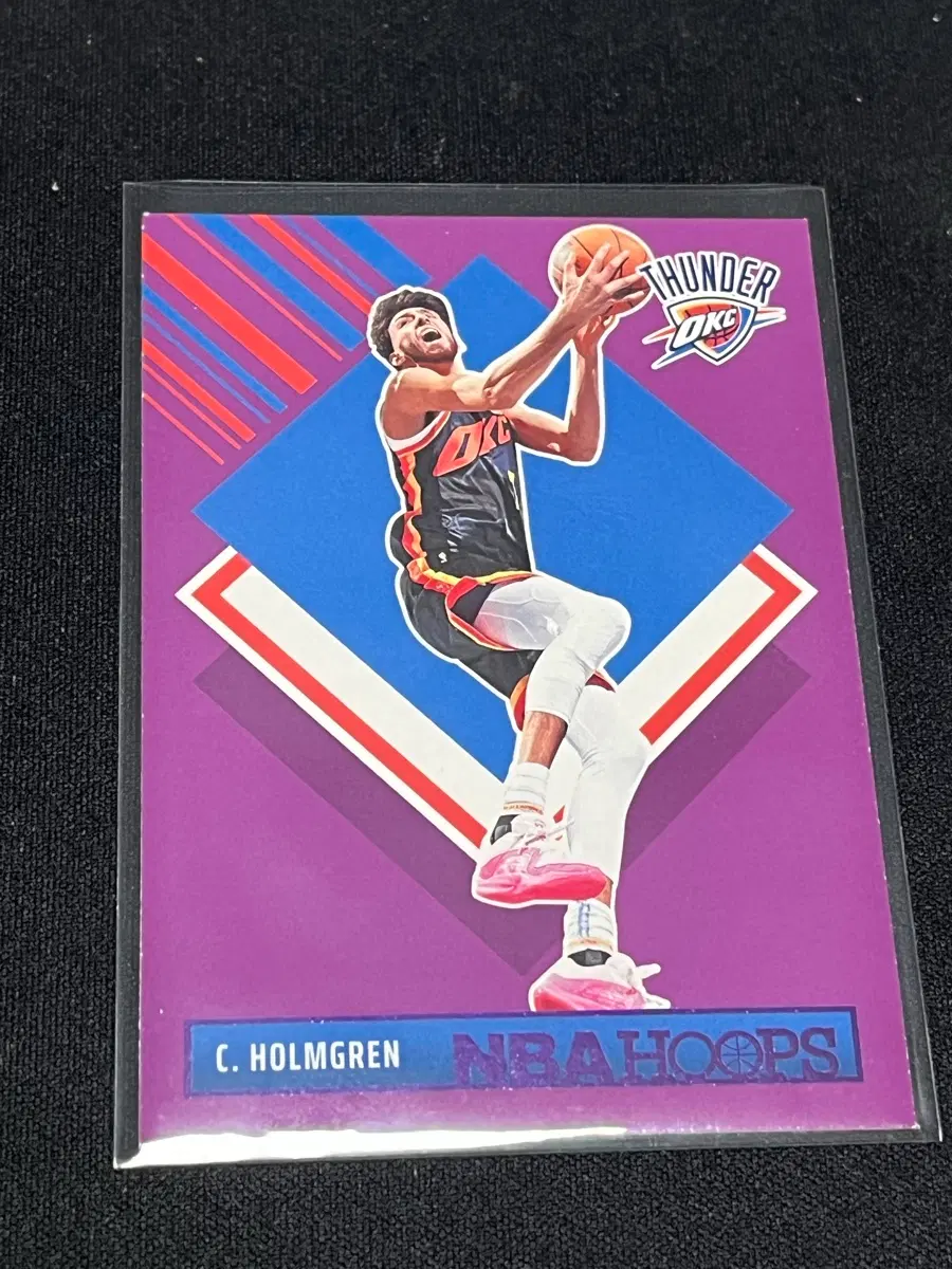 Nba panini hoops 2024-25 챗 홈그렌 카드 chet holmgren