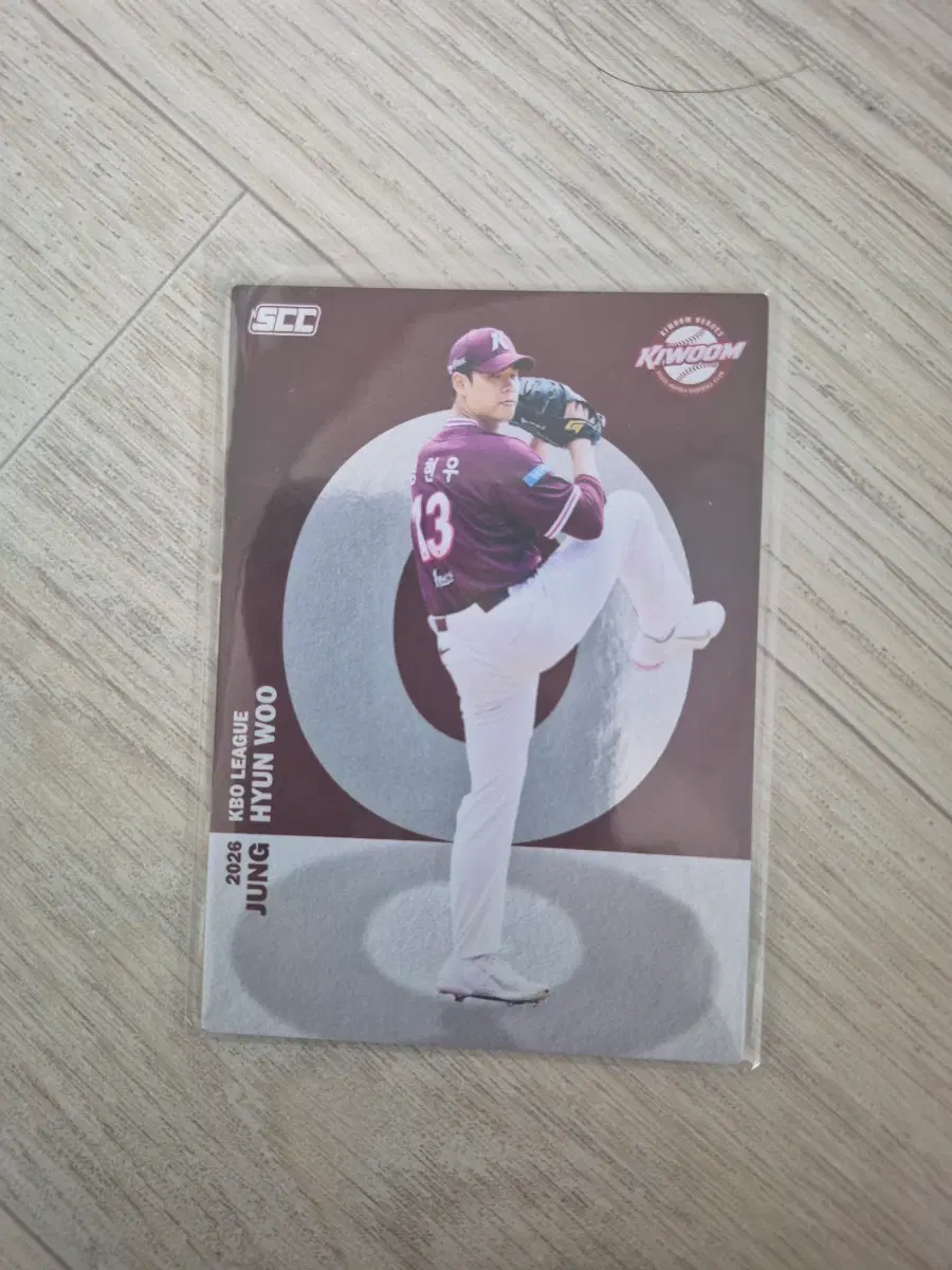 SCC 크보(KBO) 카드 키움히어로즈 정현우