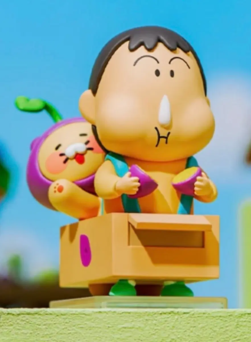 짱구 춘식이 콜라보 피규어 맹구