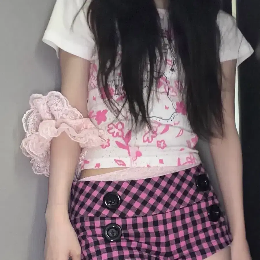 스컬프터 sculptor 쇼츠 핑크