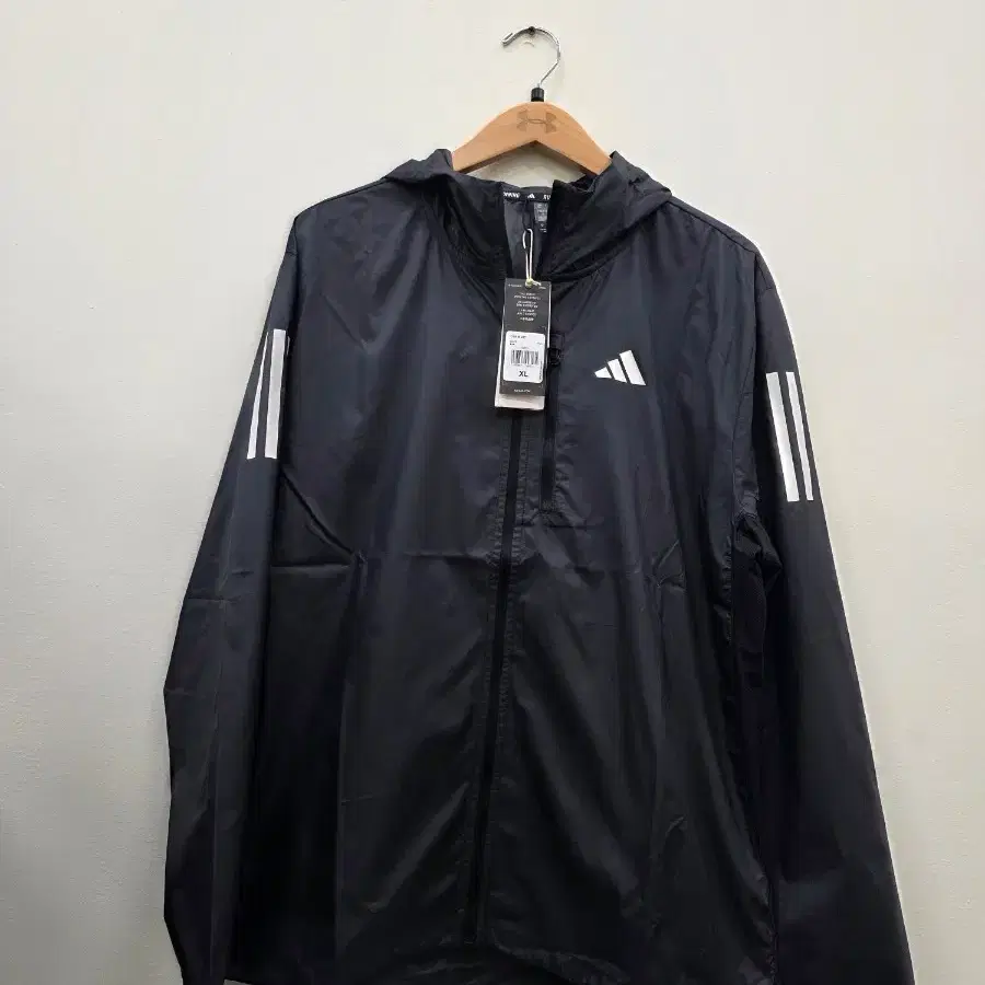 아디다스 오운더런 자켓 바람막이 XL 블랙