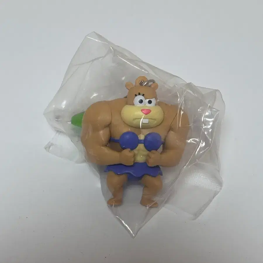 스폰지밥 근육빵빵 랜덤 피규어 다람이 키링