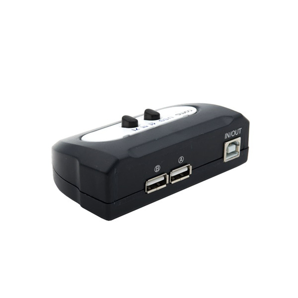 USB 2:1 선택기 포트 전환 스위치 허브