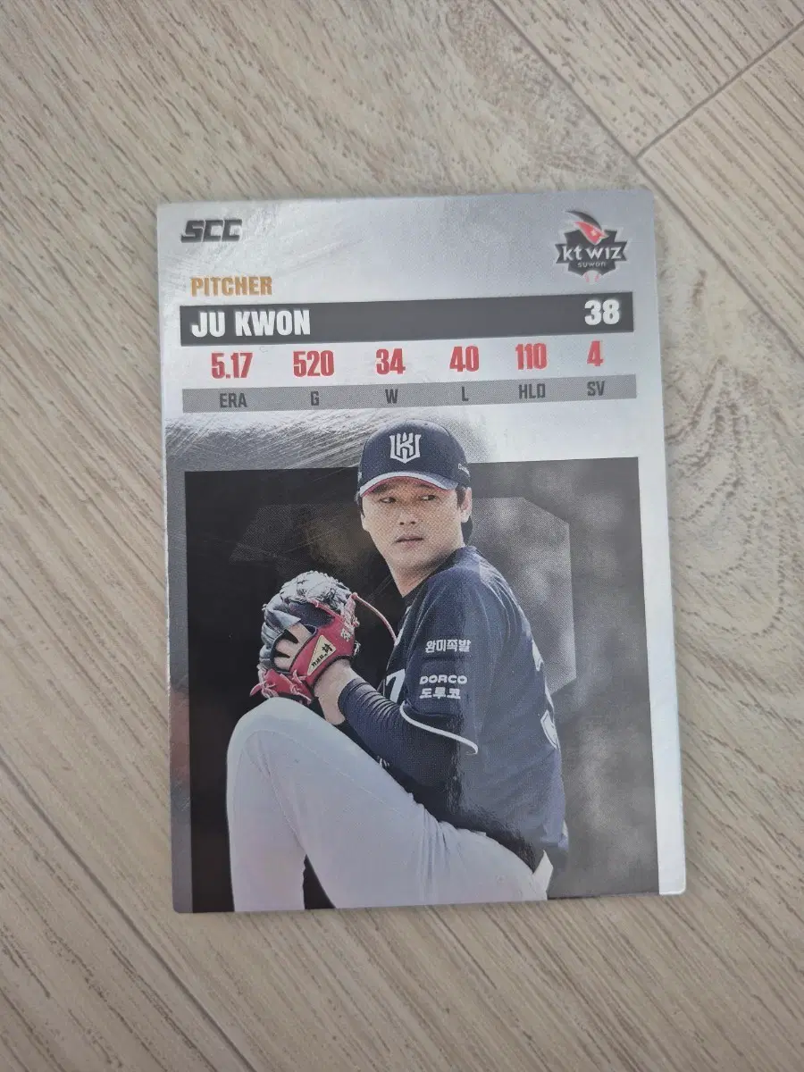 SCC 크보(KBO) 카드 KT위즈 주권