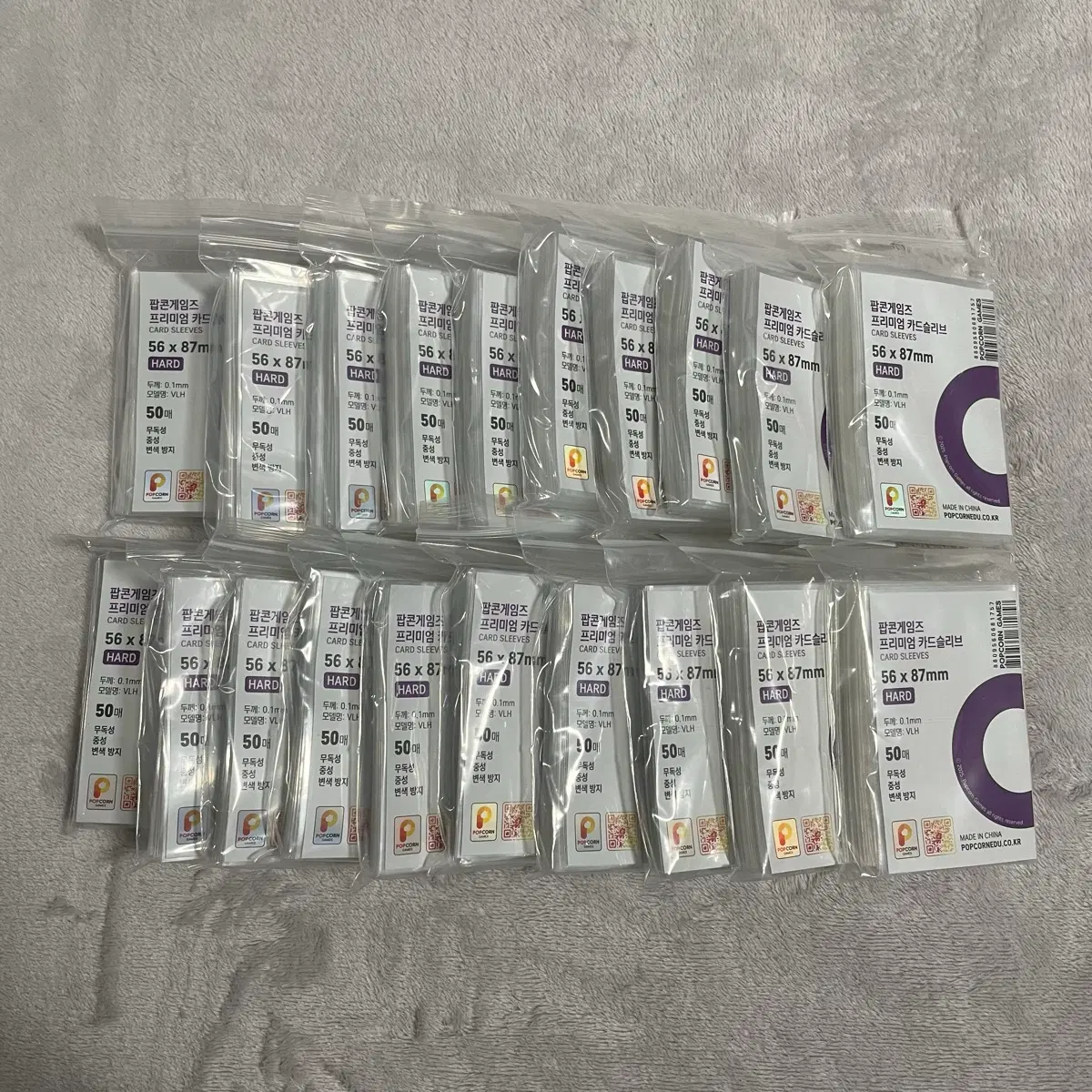 팝콘에듀 포카 포토카드 하드 슬리브 56X87