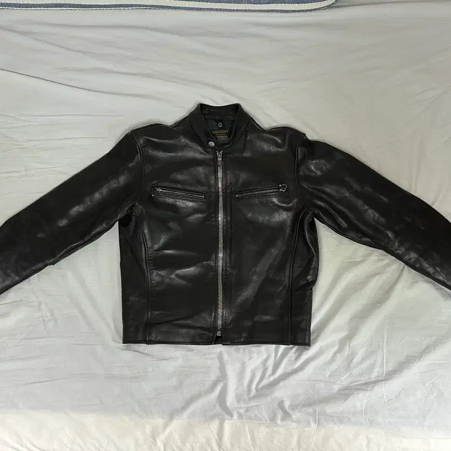 [Vanson leathers] 밴슨 레더 말가죽 싱글 라이더 + 스트림라이너 베스트 세트 (38)