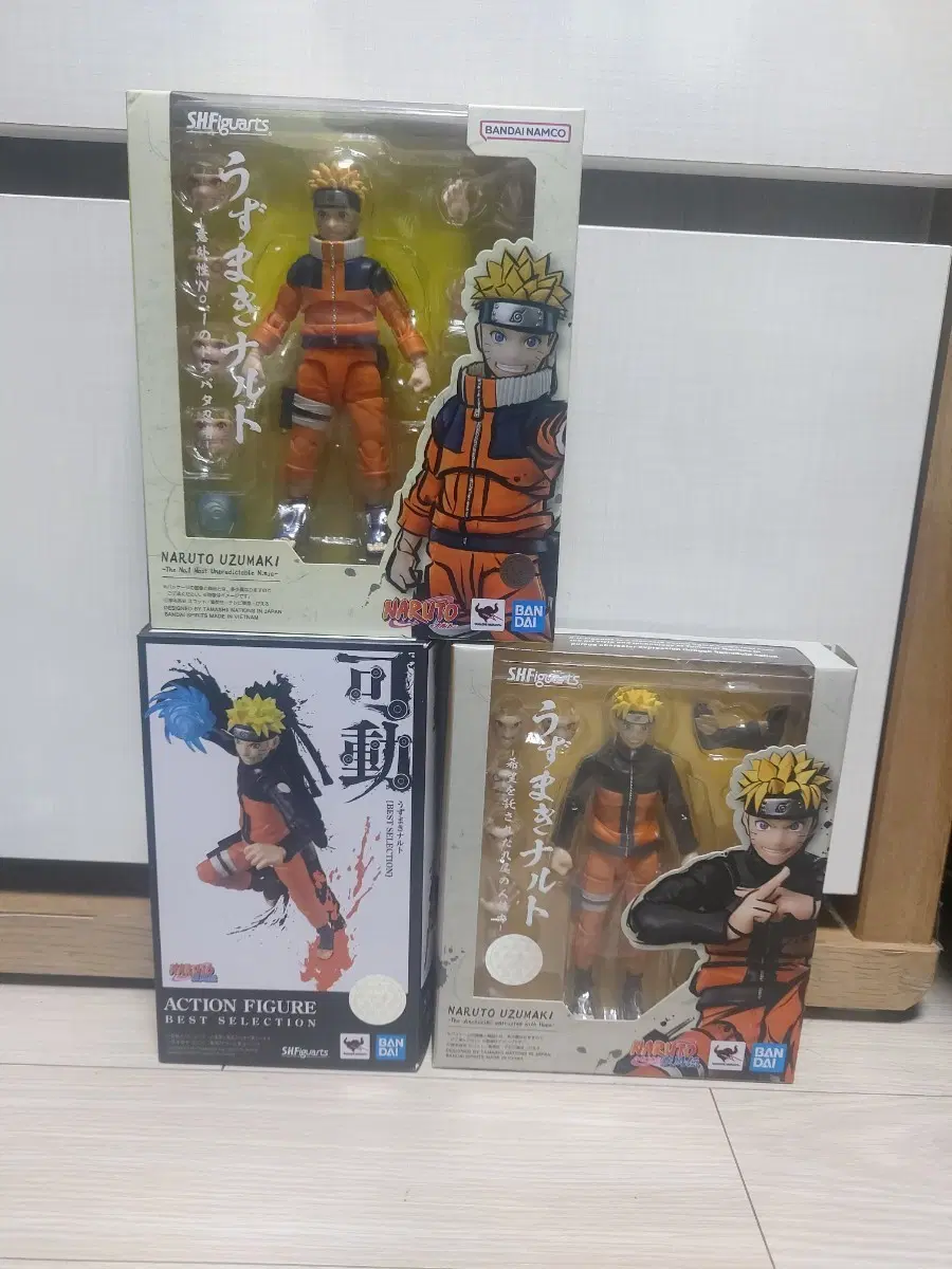 shf 나루토 피규어 3종 판매합니다