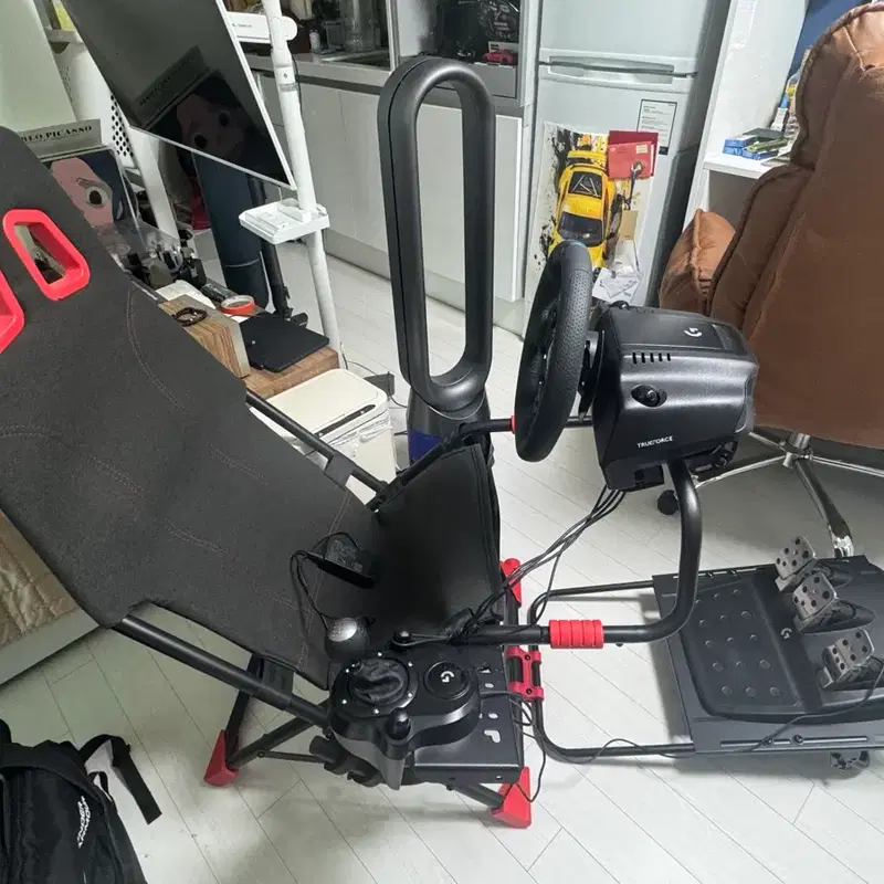 로지텍 G29 레이싱 휠 거치대 세트