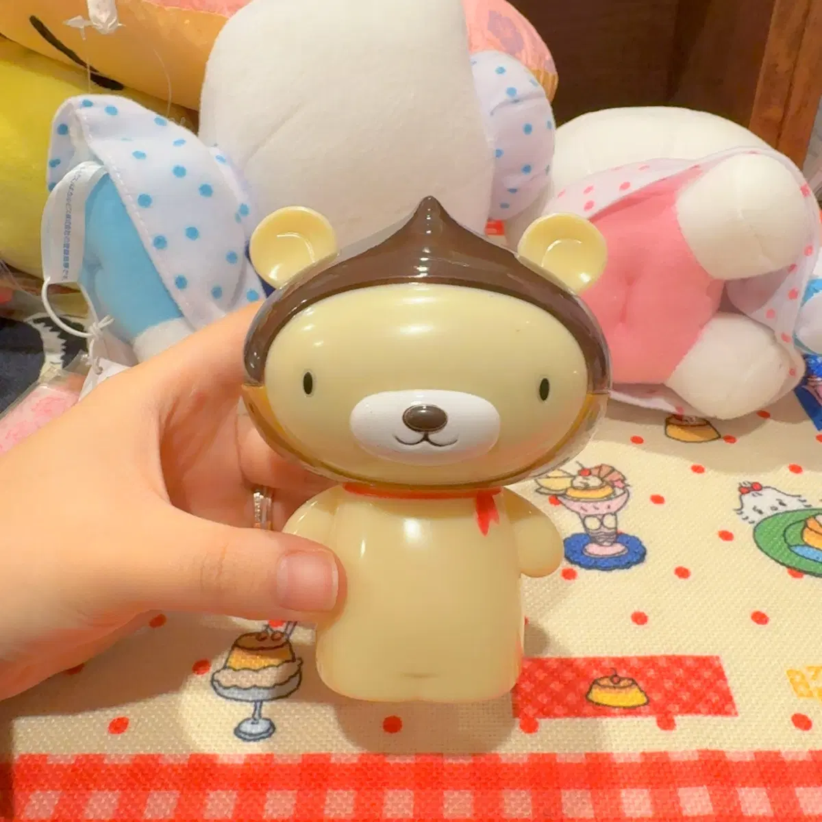 고전 밤톨이 곰돌이 저금통 피규어