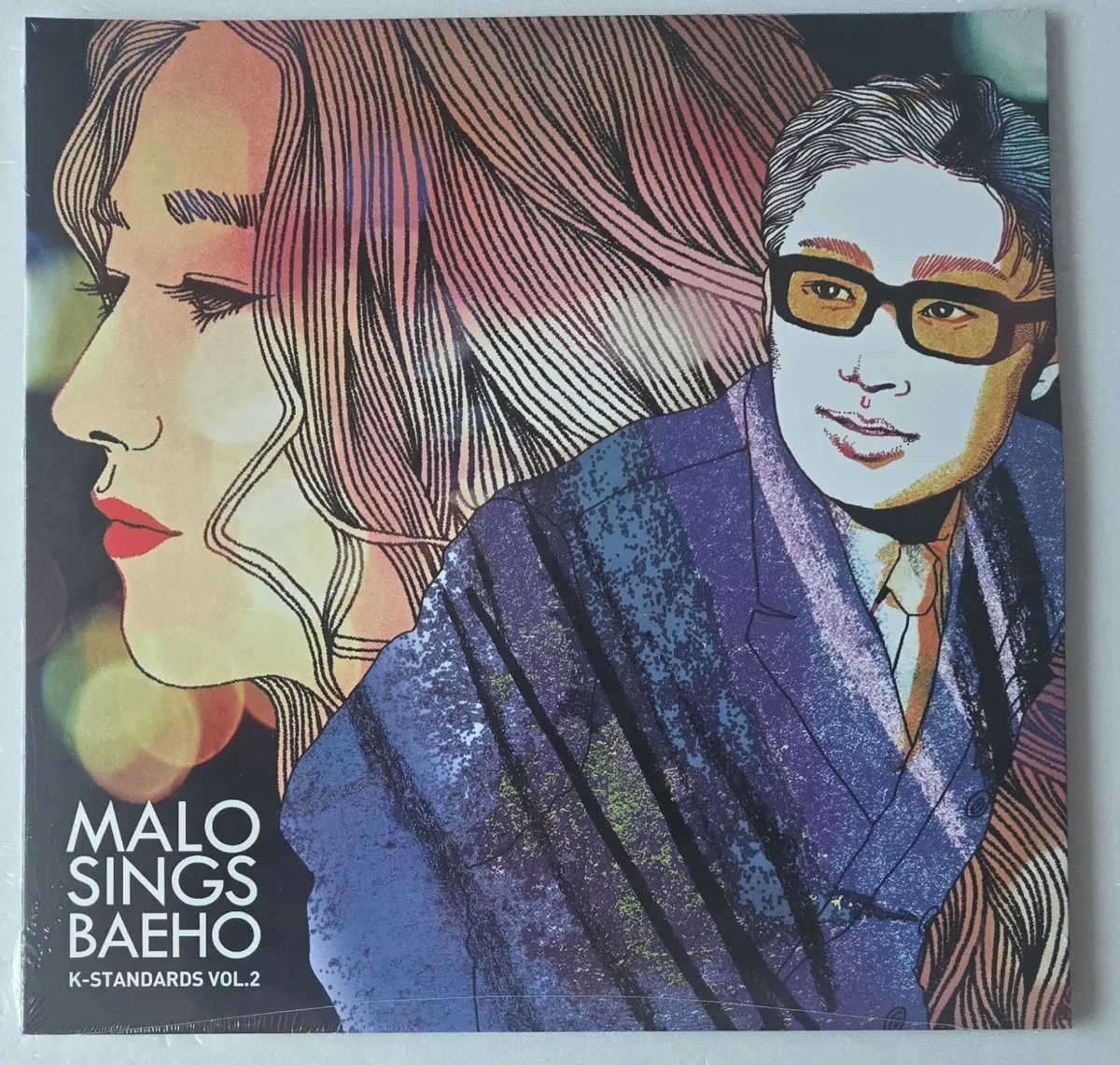 말로 - SINGS BAEHO 배호 LP ( 미개봉 180g 45RPM 투명 레드 컬러 체코 프레싱 )