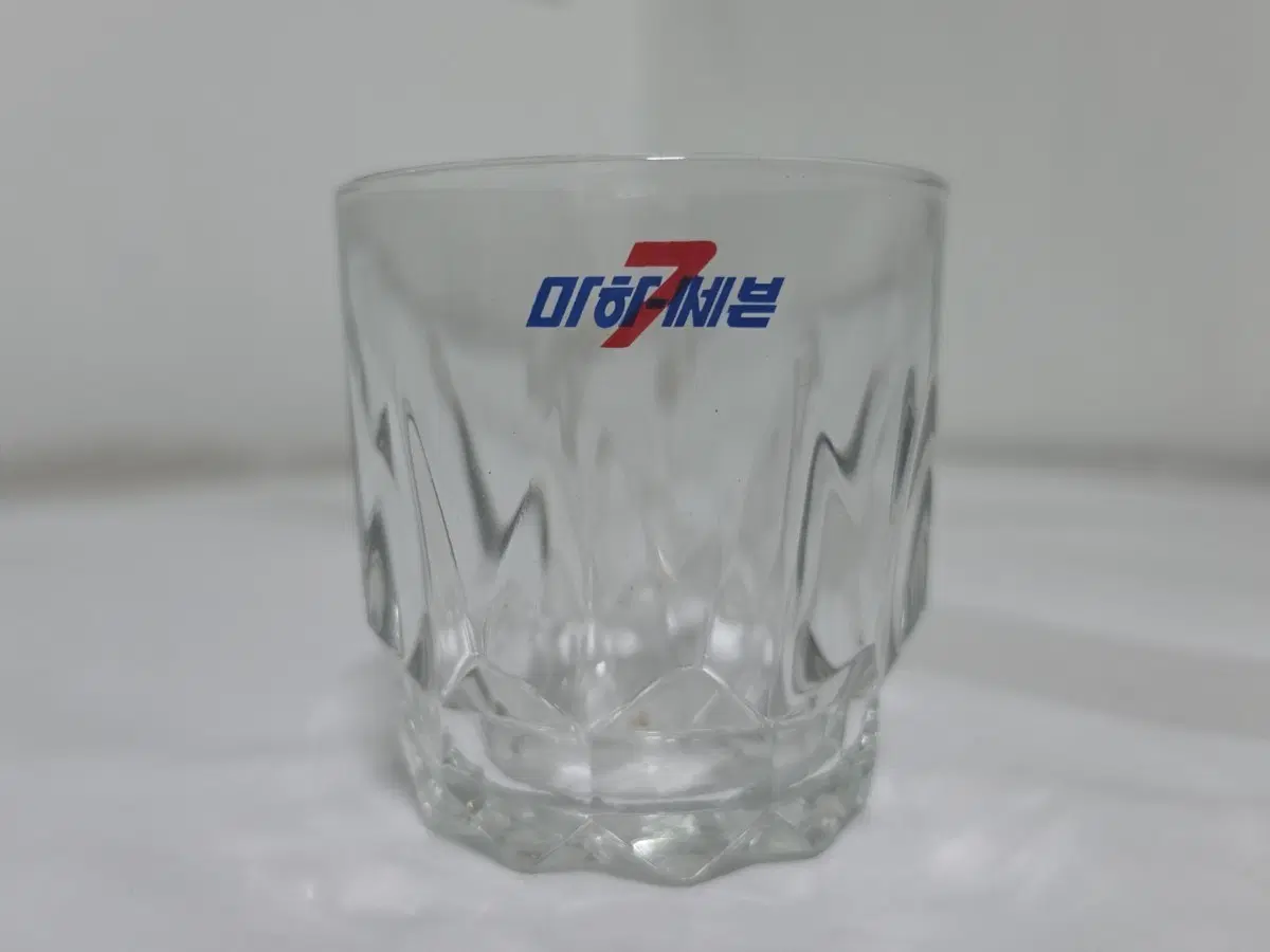 90년대 스포츠음료 롯데 마하쎄븐 스포츠 음료수잔 음료수컵 레트로 빈티지 컵 잔 유리컵