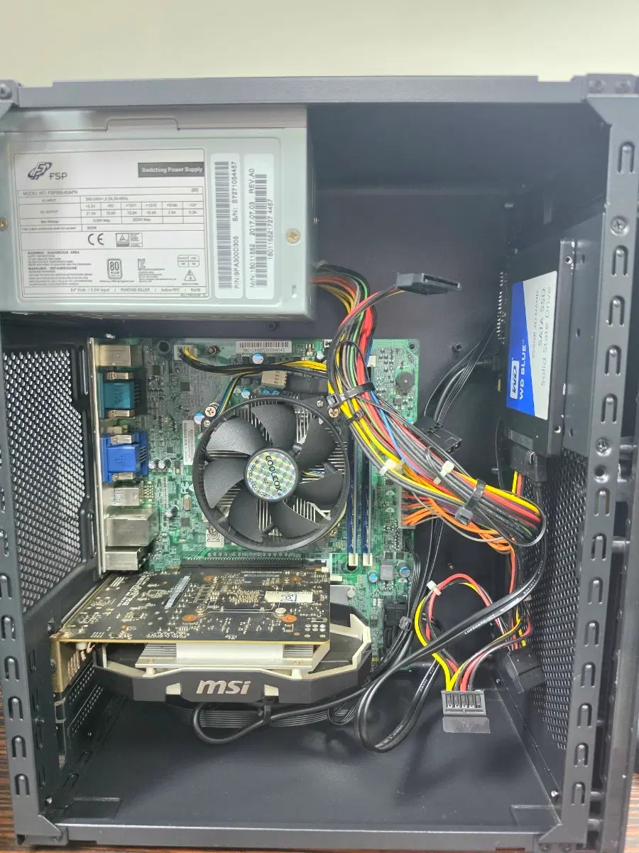 i7-6700 / GTX1050 2GB / SSD 256GB 데스크탑 본체 사무용 인강용 게임용 판매합니다.