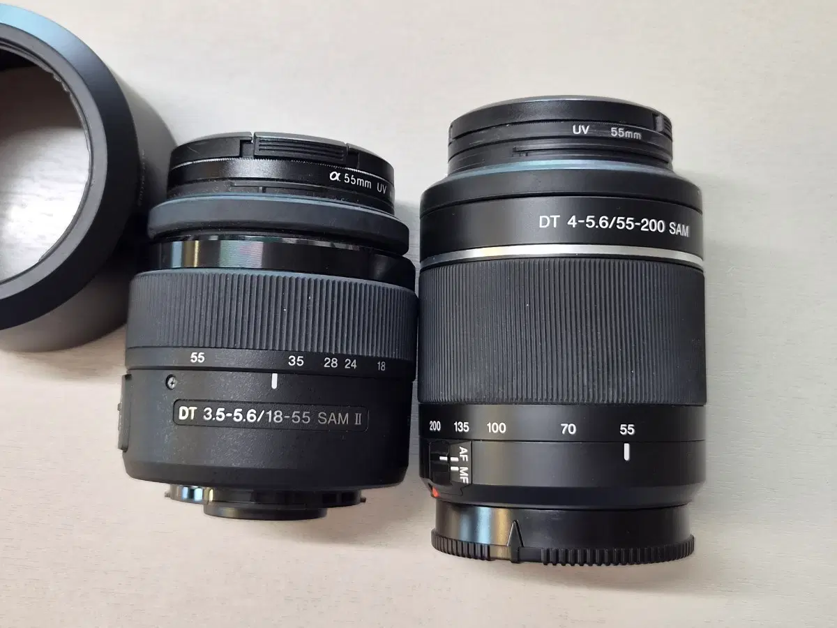 소니 18-55 SAM II , 55-200 SAM 랜즈셋