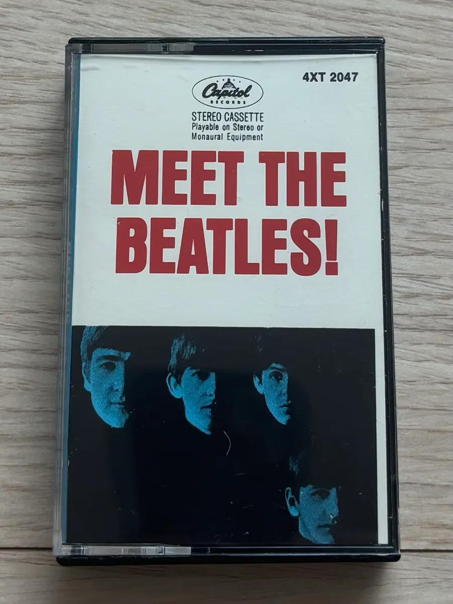 비틀즈 THE BEATLES Meet The Beatles 미트 더 비틀즈 카세트 테이프 미국판 Capitol 1968년 앨범 음반