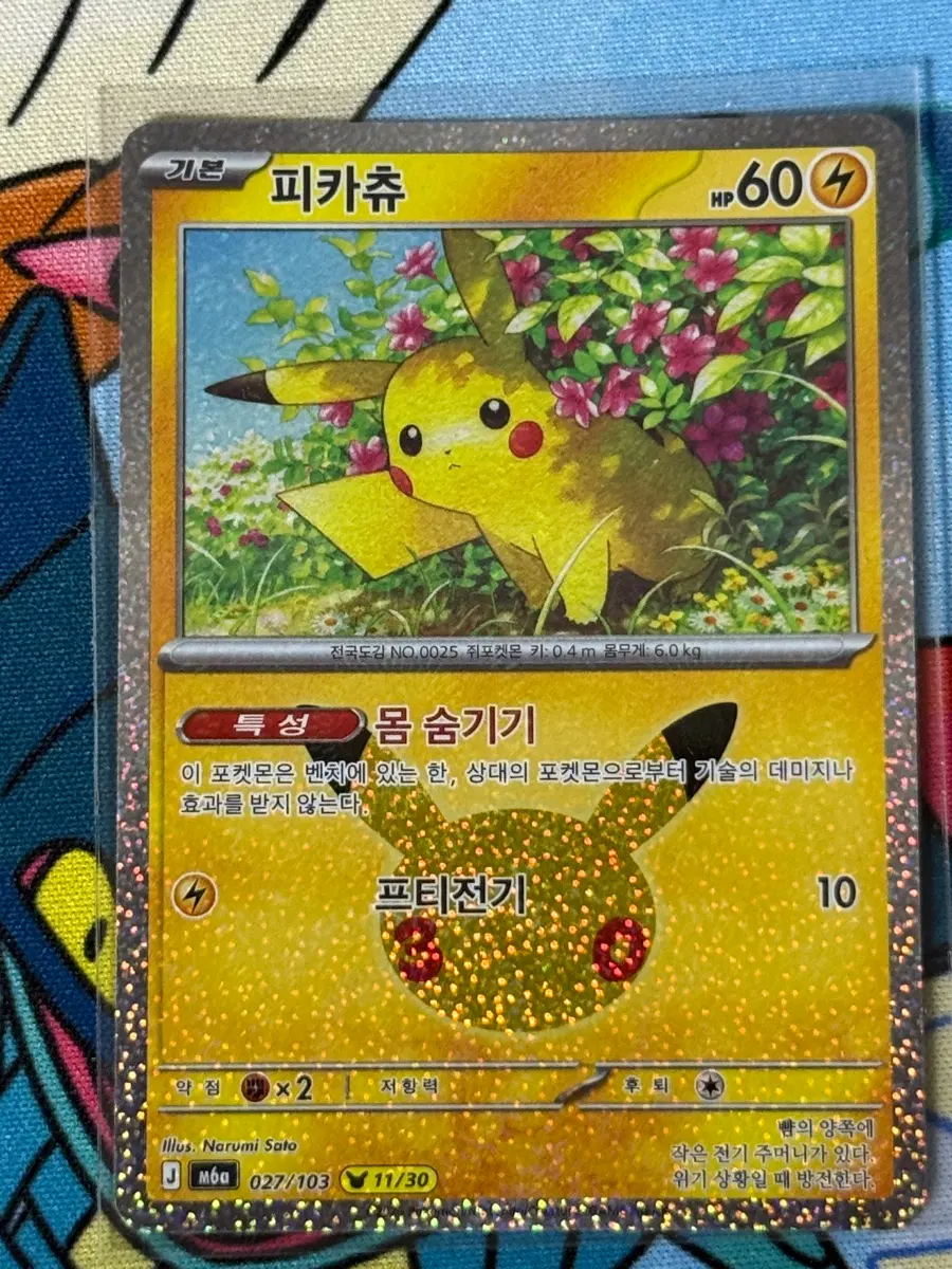 30주년 포켓몬 카드 피카츄 11번