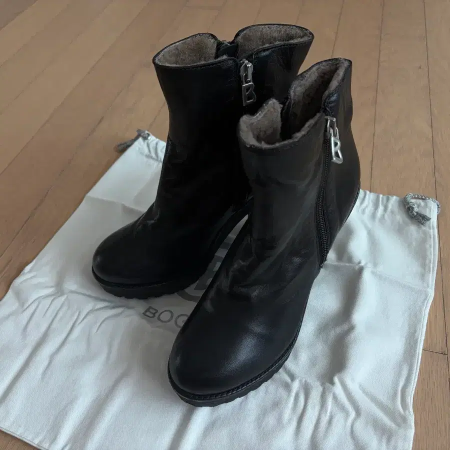 보그너 겨울 안감 퍼 부츠