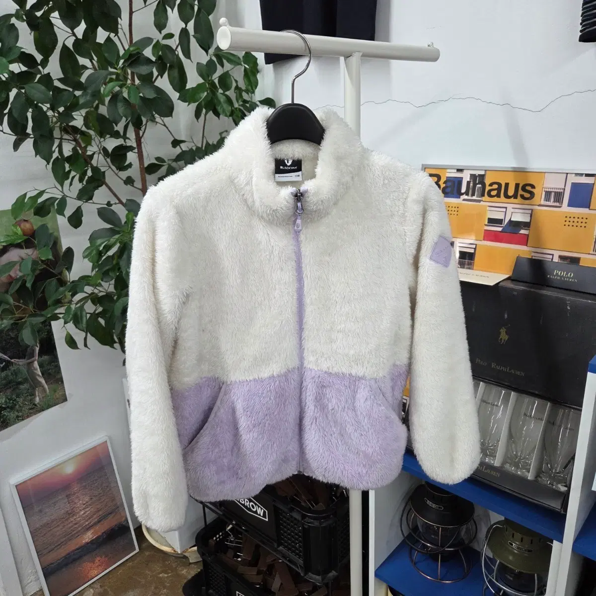 블랙야크 여아 플리스 자켓 9y