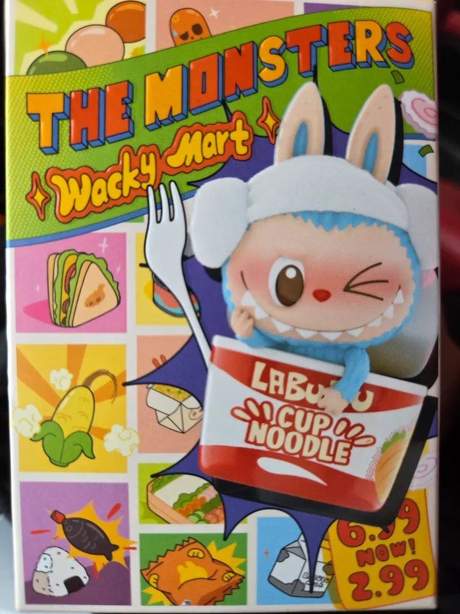 팝마트 라부부 수상한 편의점 새우튀김 피규어 (wacky mart fried shrimp)