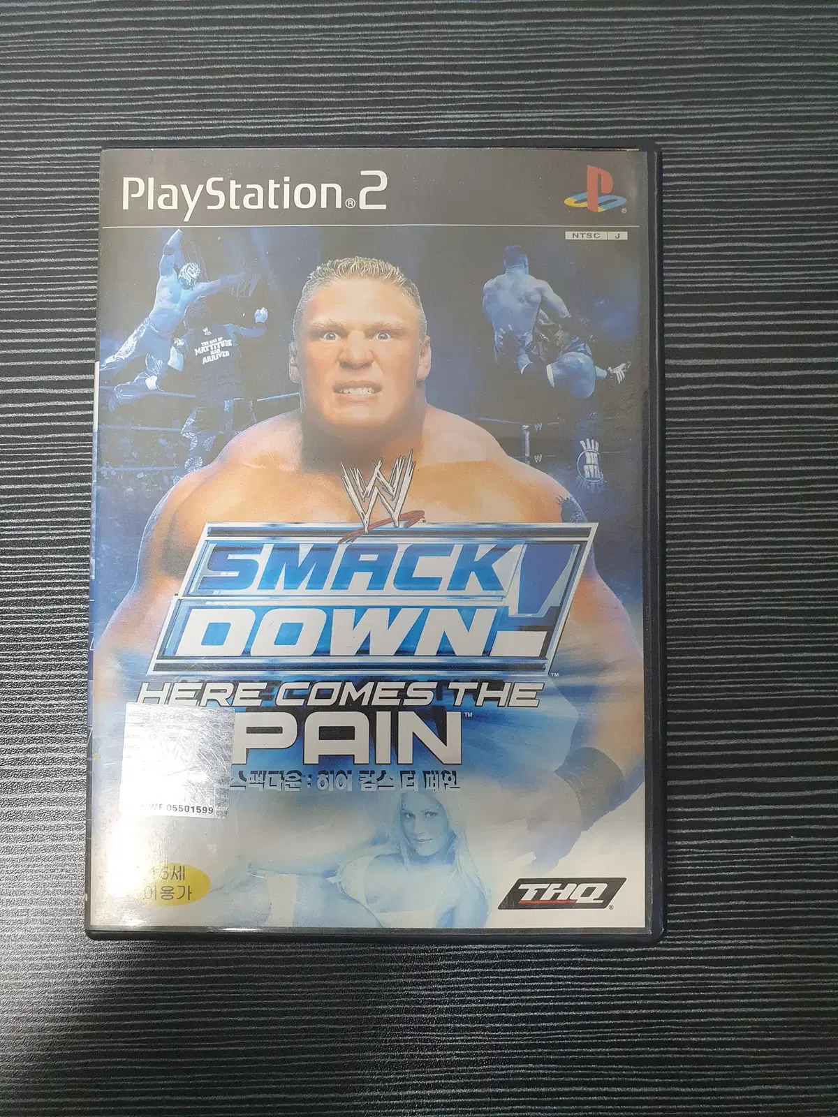 ps2 스맥다운 히어 컴스 더 페인 정발판 플스2