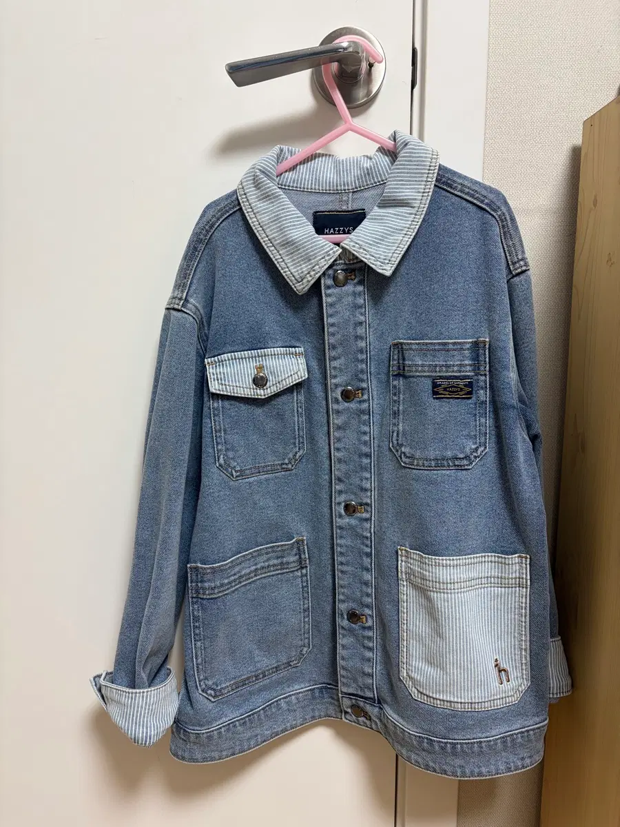 헤지스키즈 데님 자켓 145
