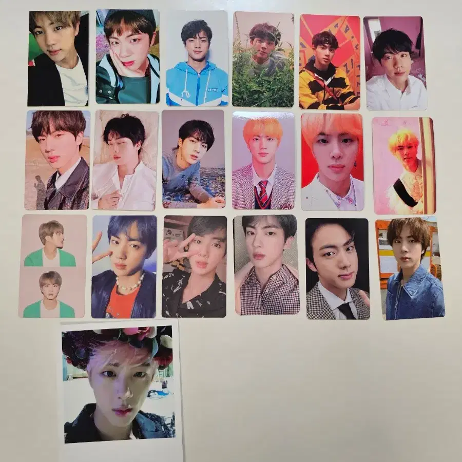방탄소년단 bts 석진 앨범 포토카드 19장 양도
