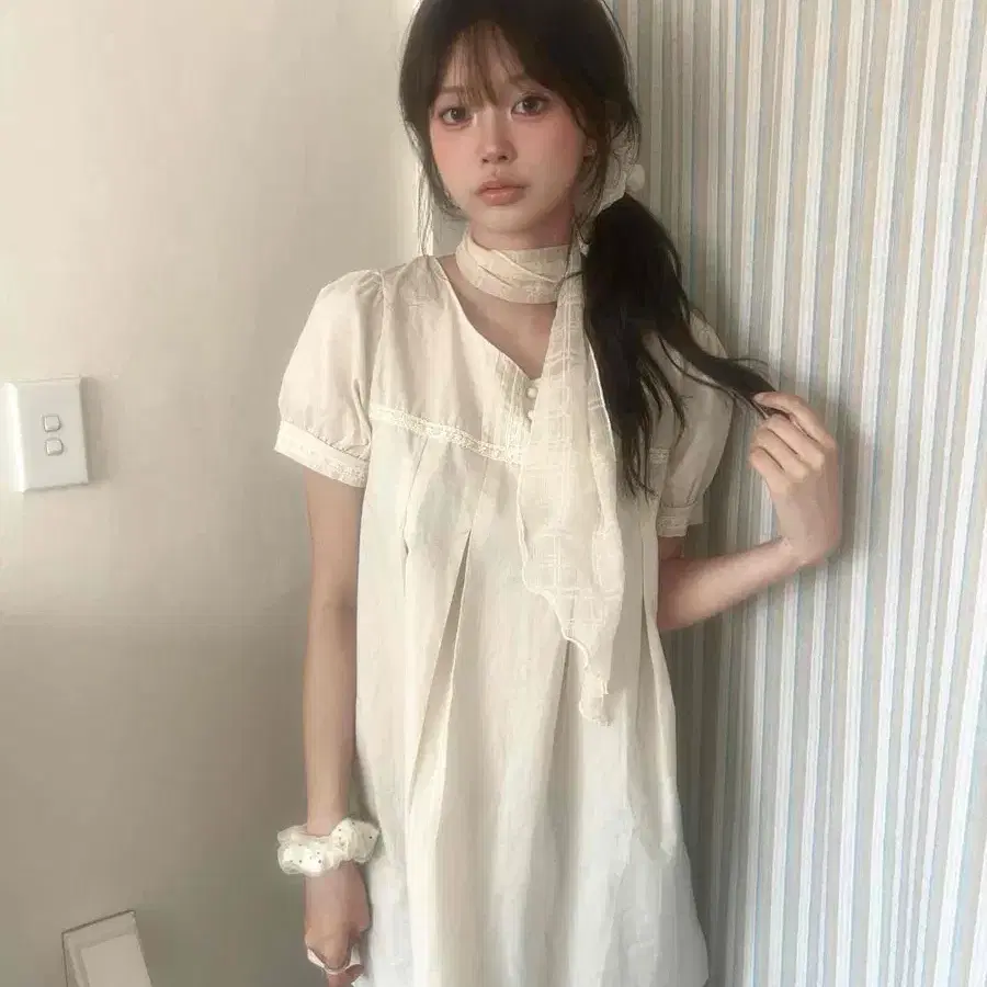 보세 빈티지 미니 원피스