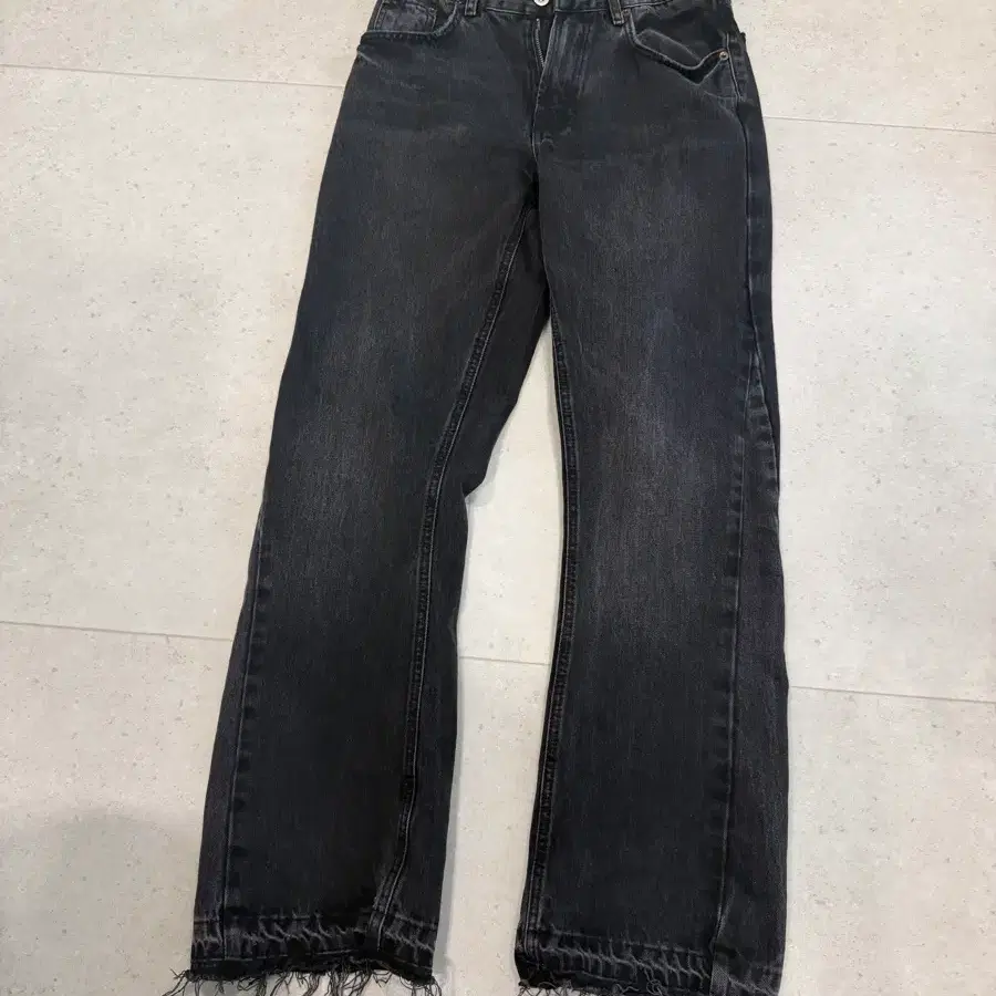 자라 jeans flare fit 먹색 0840/333/822