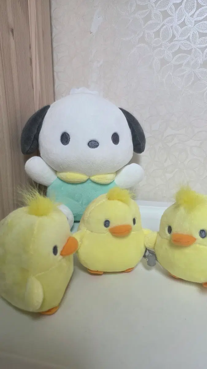 포차코 캐릭터 프렌즈 봉제인형 세트(중형 25cm)