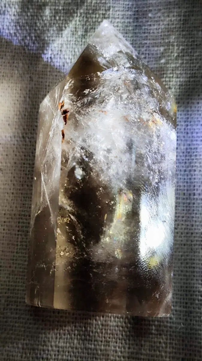차수정 원석 117. 5g3. 6/2. 5cm밑지름