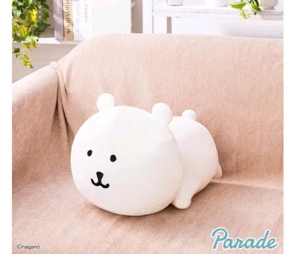 택포 4.0)나가노캐릭터즈 모찌 쫀득 라잉 봉제인형 농담곰 담곰이 초BIG 40cm + 미니파우치