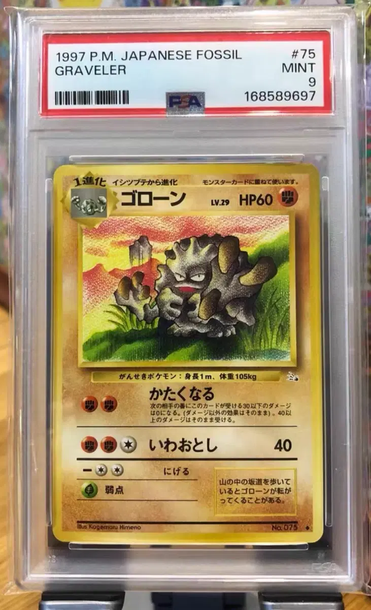 포켓몬 카드 일본판 PTCG 데구리 PSA 9