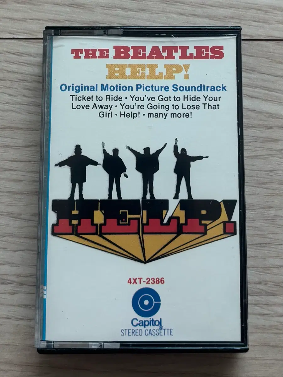 비틀즈 THE BEATLES Help! 헬프 카세트 테이프 미국판 Capitol 1969년 초기 프레스 앨범 음반
