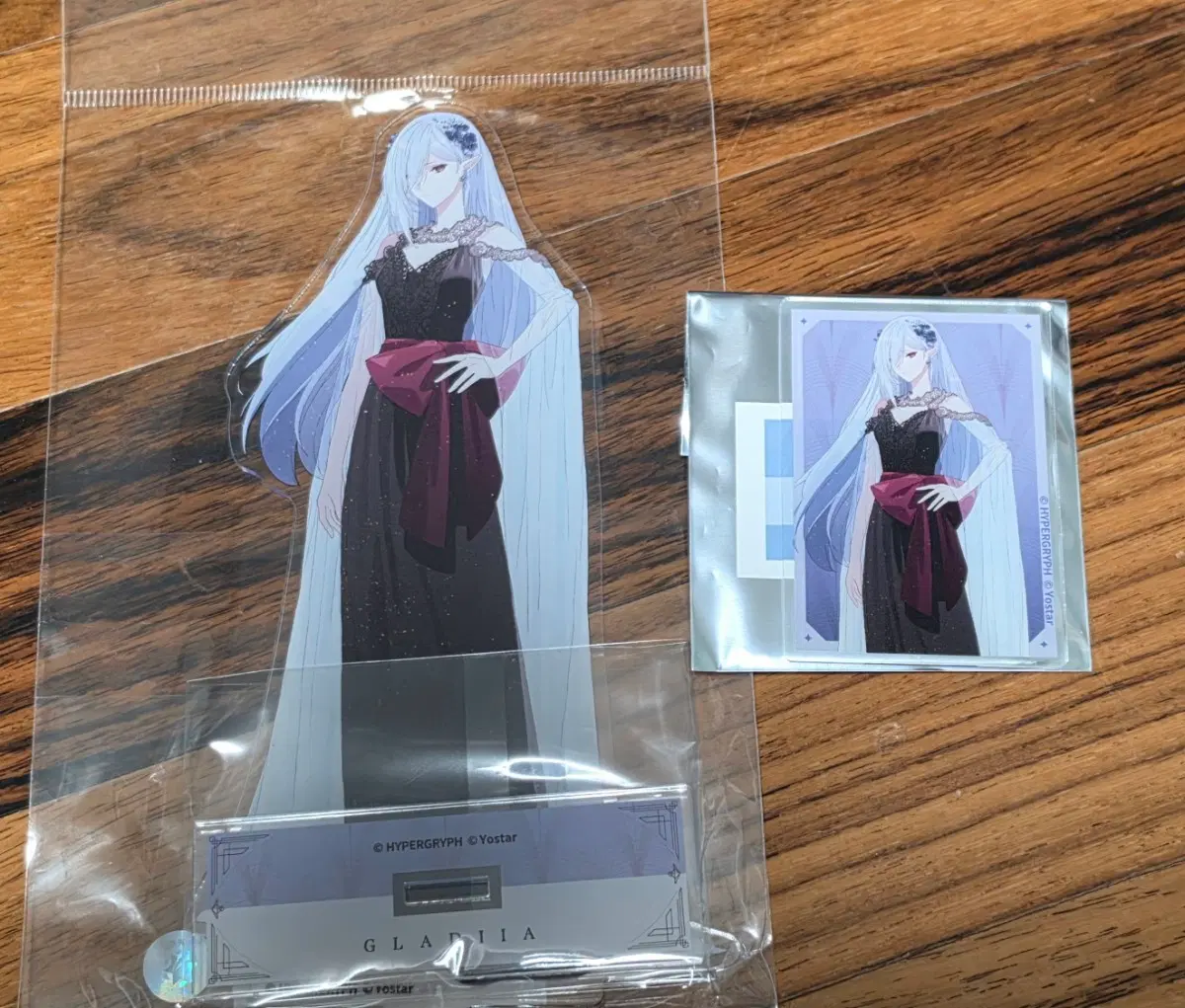 명일방주 글래디아 로프트 팝업아크릴 스탠드,카드 판매합니다!