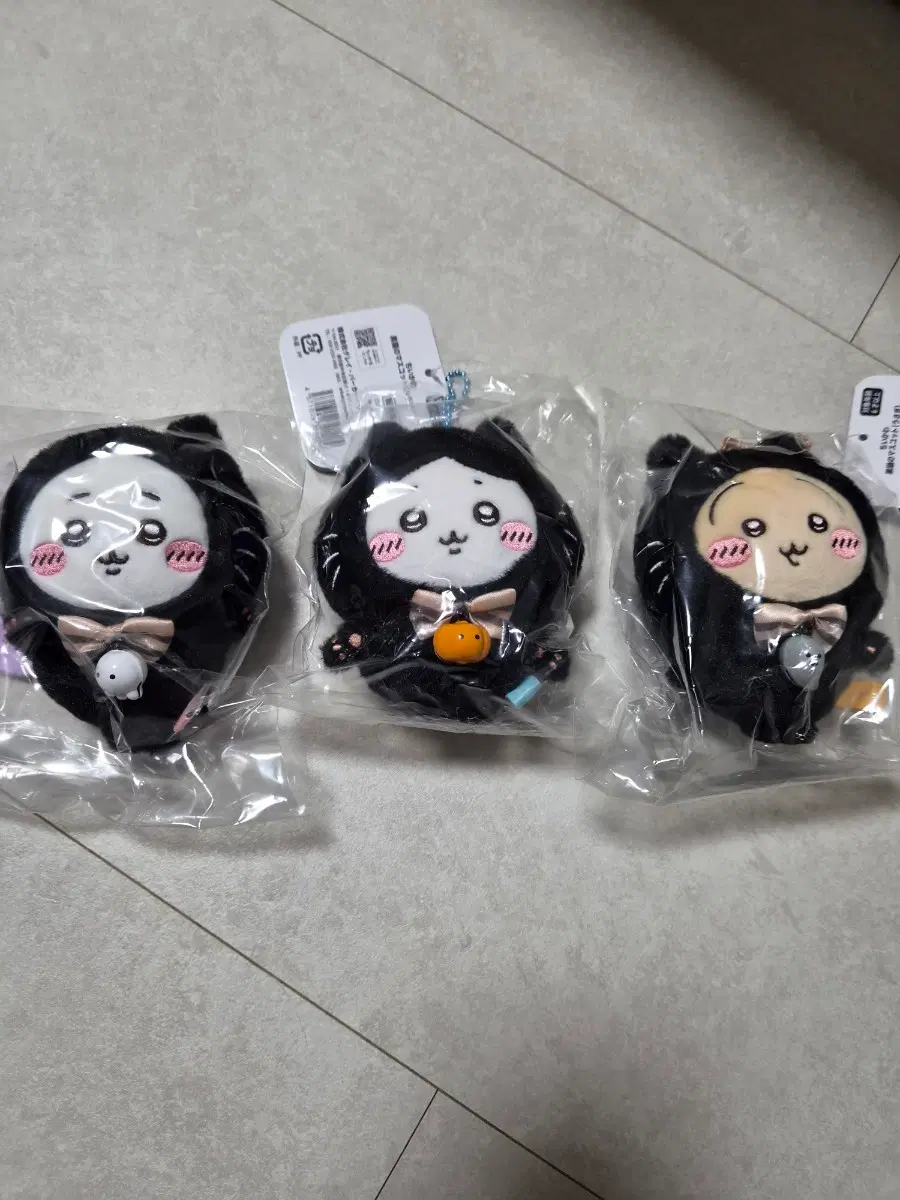 할로윈 치이카와 마스코트 키링 3종 세트