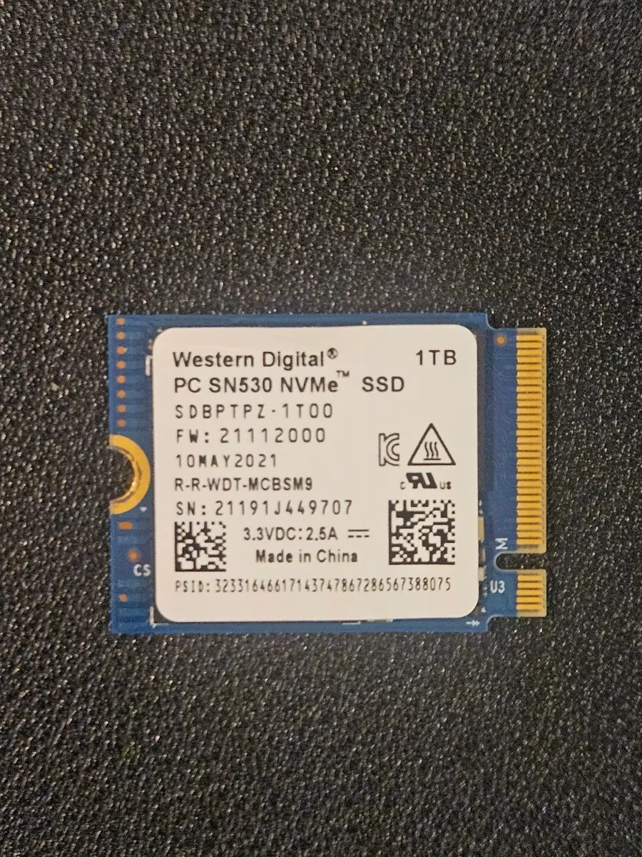 [S급/신품급] SSD 1TB NVME M.2 2230