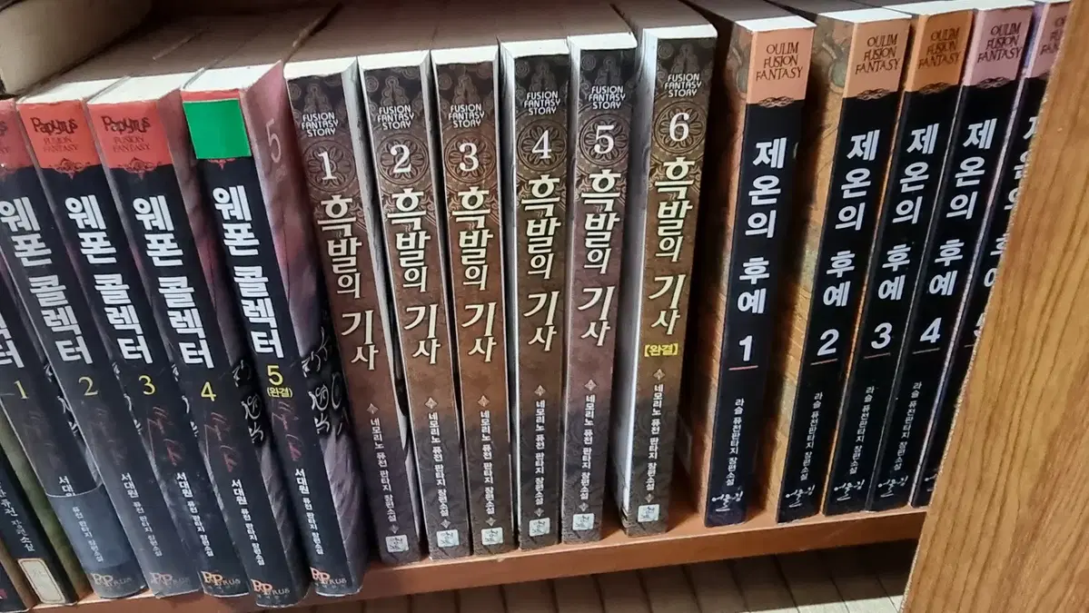 흑발의기사 1-6 완 네모리노 퓨전 판타지 소설