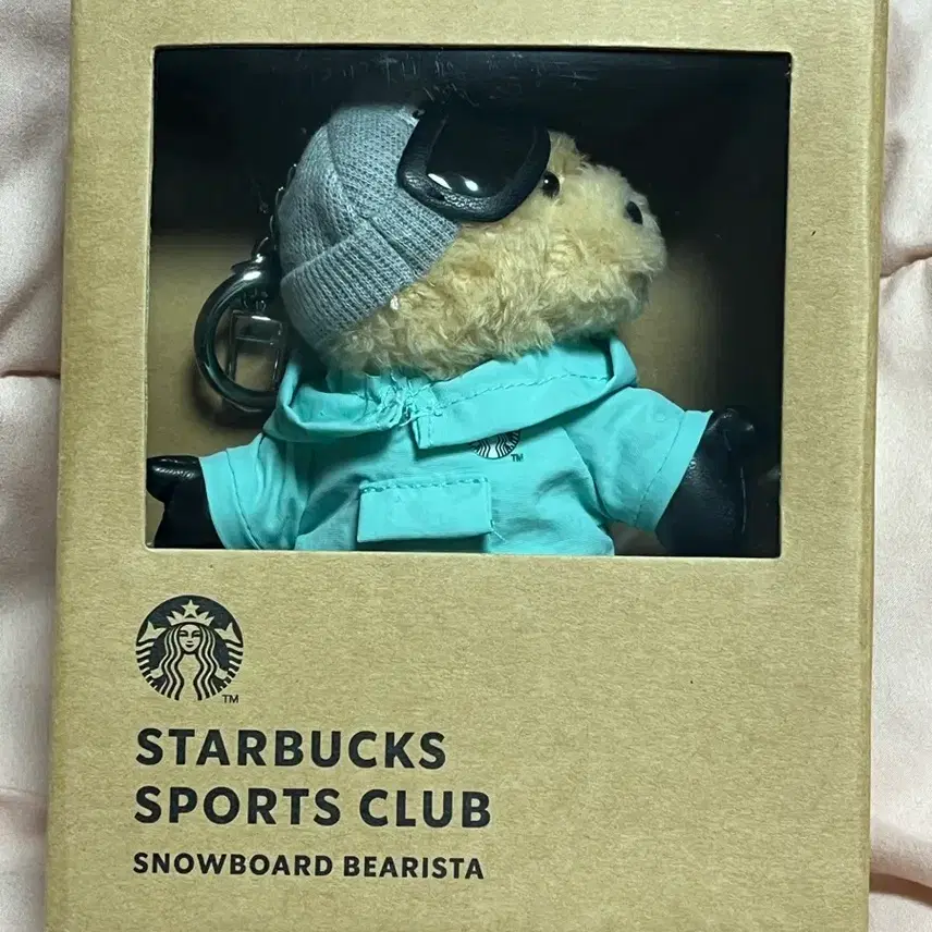 スターバックス スポーツクラブベアリスタスノーボードキーリング