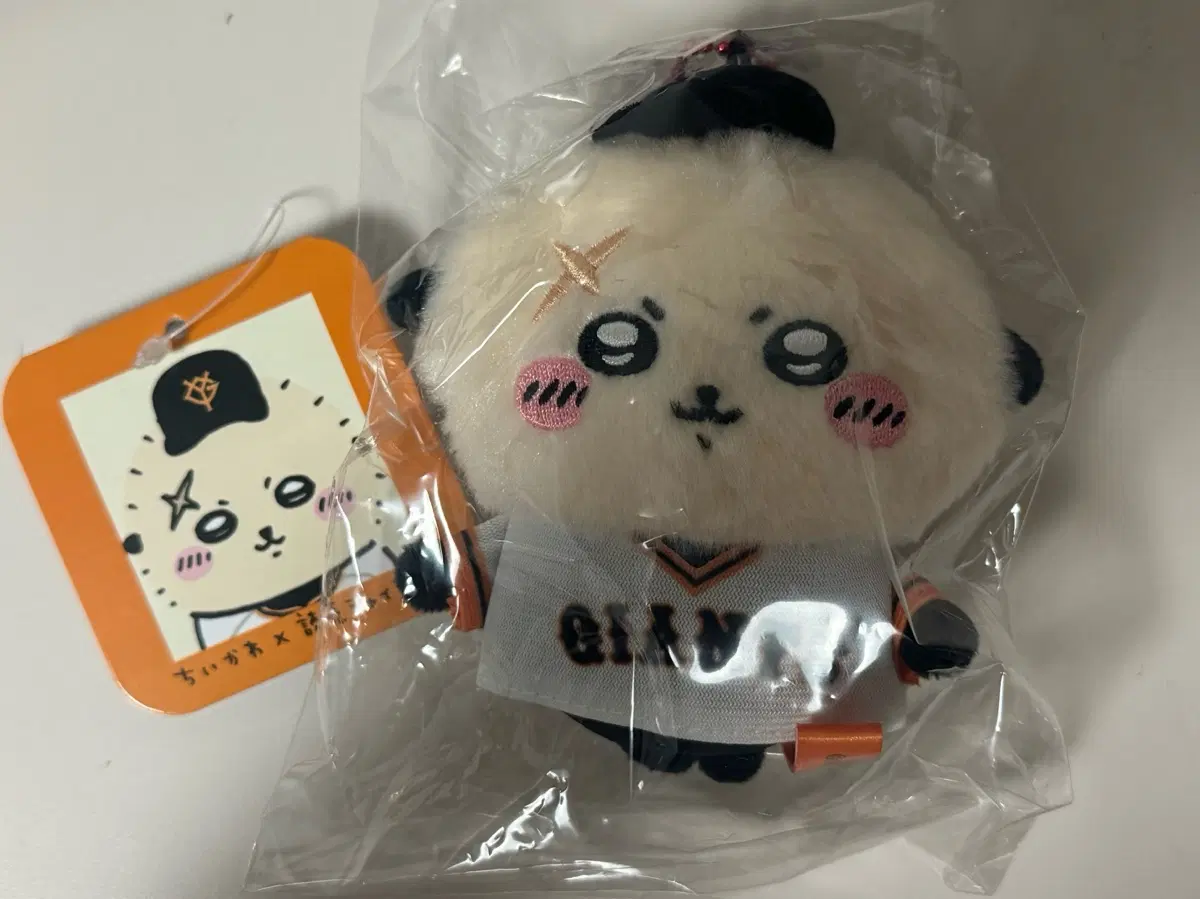 치이카와 요미우리 자이언츠 야구 콜라보 랏코 마스코트 인형 키링
