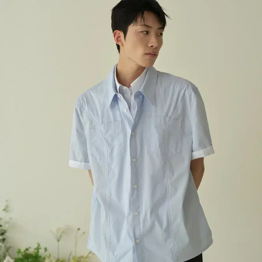 웨이비니스 베일 레이어드 셔츠 1size