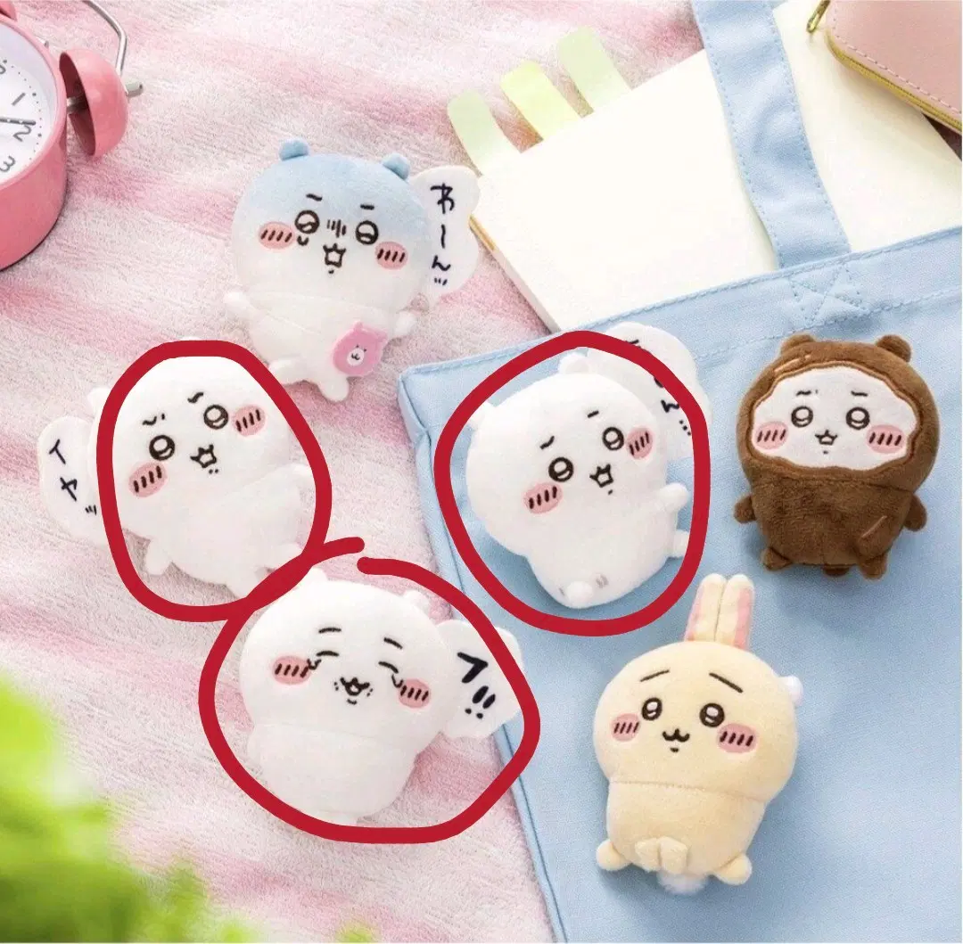 치이카와 가득 다라케 쿠지 E상 3종 일괄