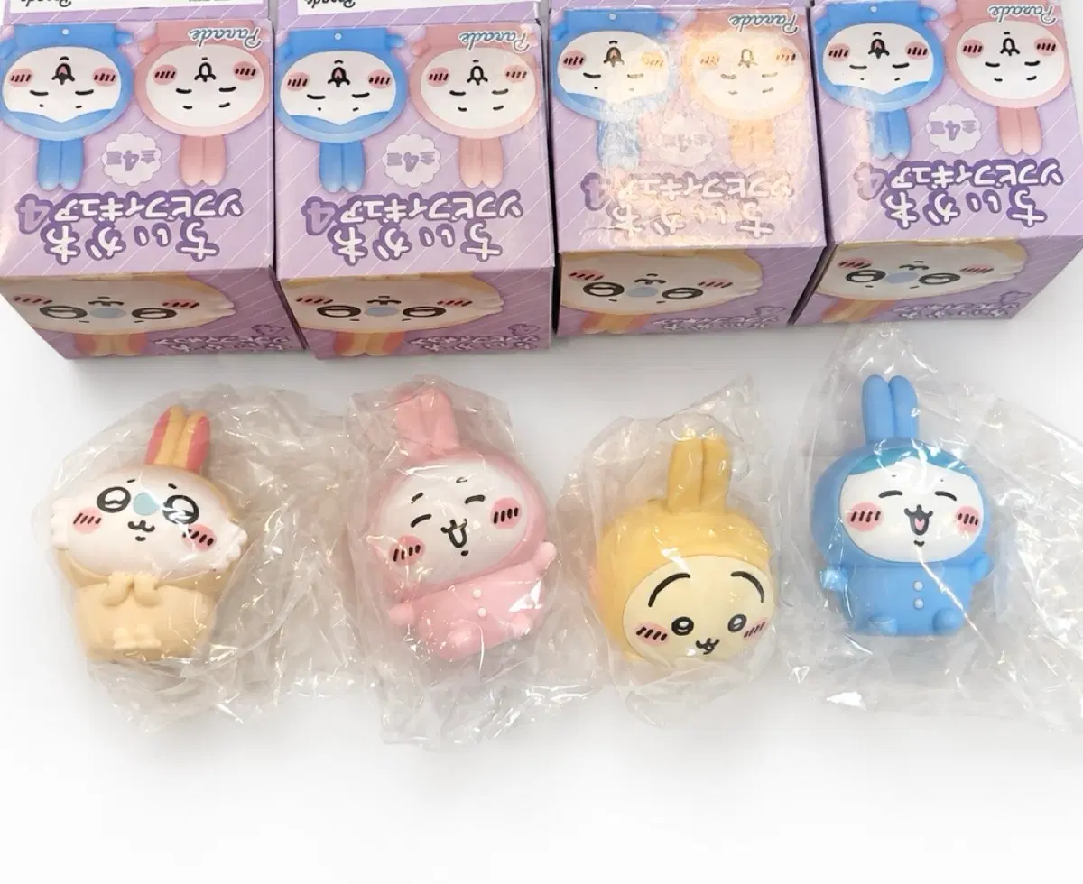 치이카와 먼작귀 소프비 피규어 4탄 4종