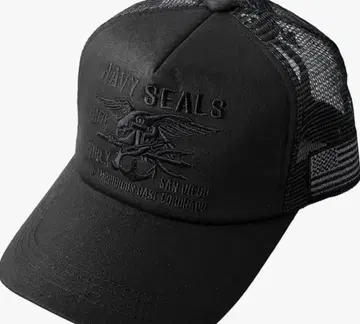 AVIREX NAVY SEALS 메쉬 캡 브라운 XL