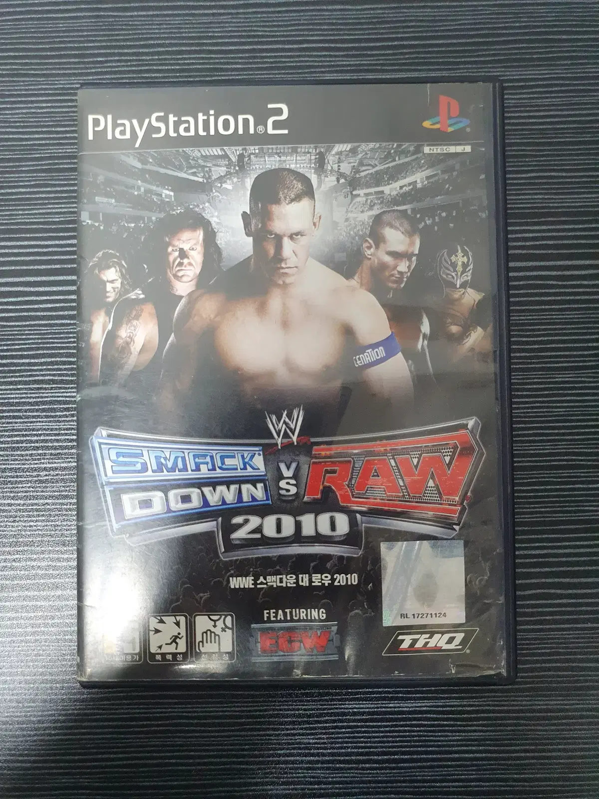 ps2 스맥다운 로우 2010 정발판 플스2