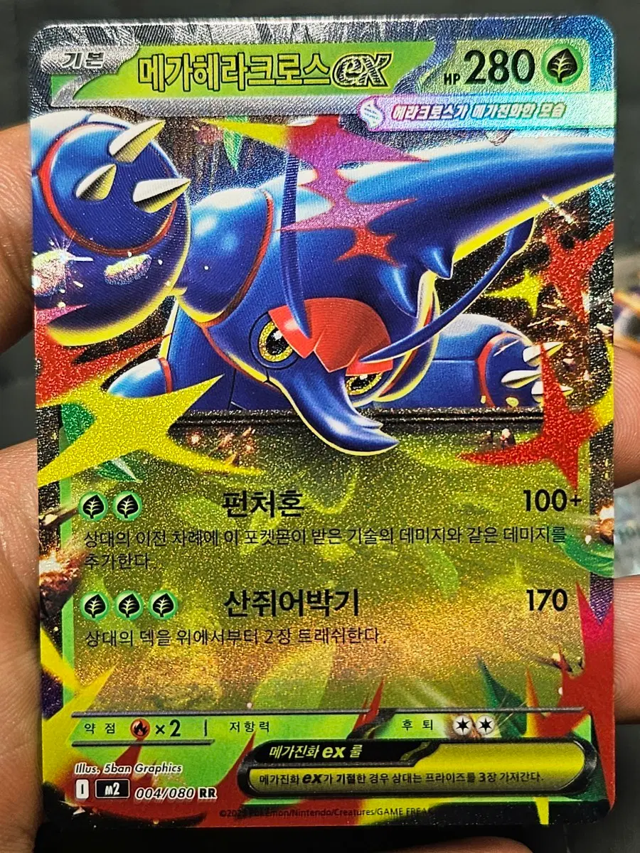 메가 헤라크로스 EX RR 004/080