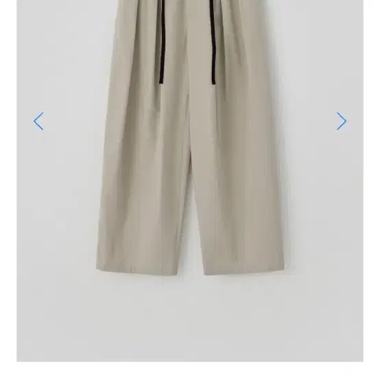 (새상품) 타낫 T/T Mond pin-tuck pants 베이지 s사이즈